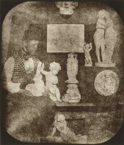 Bayard and the Statuettes by Hippolyte Bayard